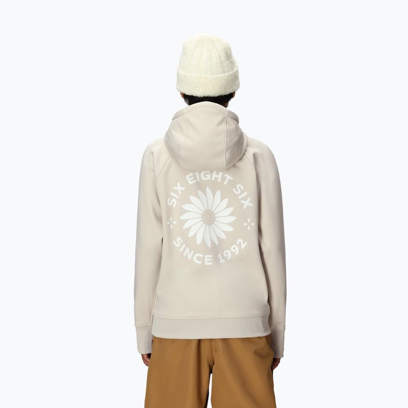 Moteriškas snieglenčių džemperis 686 Bonded Fleece Pullover Hoody limestone 3
