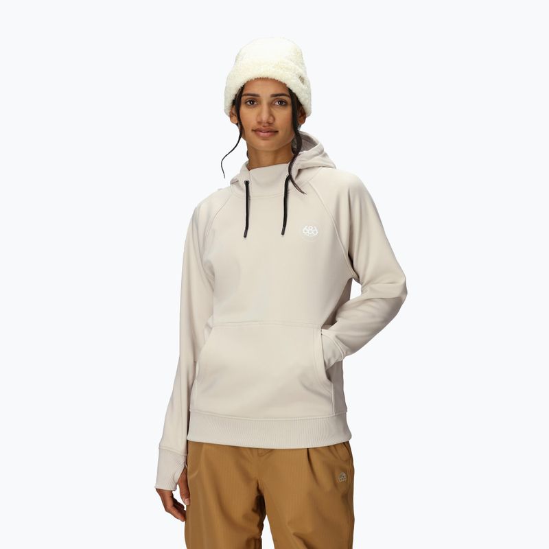 Moteriškas snieglenčių džemperis 686 Bonded Fleece Pullover Hoody limestone 4