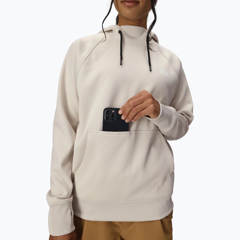 Moteriškas snieglenčių džemperis 686 Bonded Fleece Pullover Hoody limestone 5