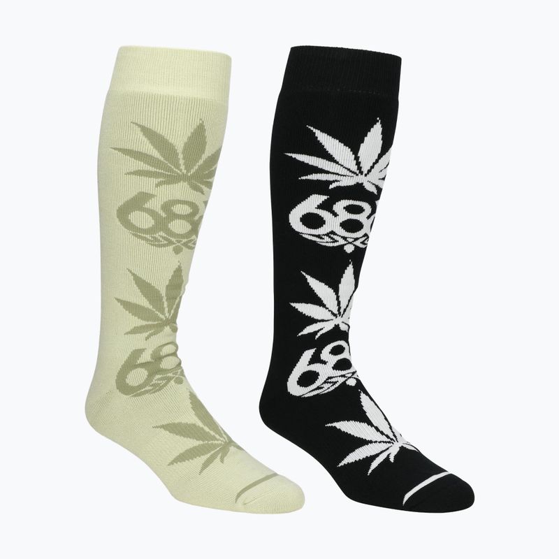 Vyriškos snieglenčių kojinės 686 Huf 2 poros multicolor