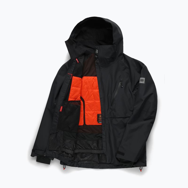 Vyriška snieglenčių striukė 686 Hydra Thermagraph black 8