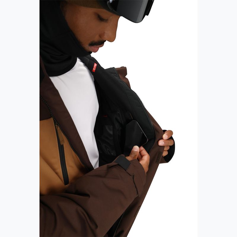 Vyriška snieglenčių striukė 686 Geo Insulated coffee colorblock 7