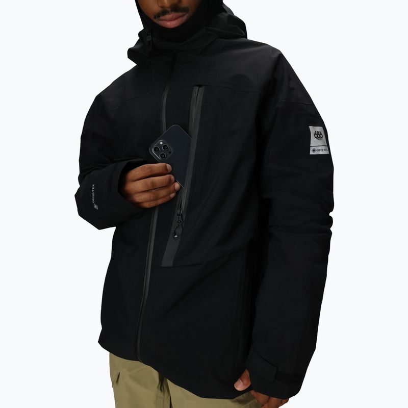 Vyriška snieglenčių striukė 686 Gore-Tex GT Thermagraph black 6