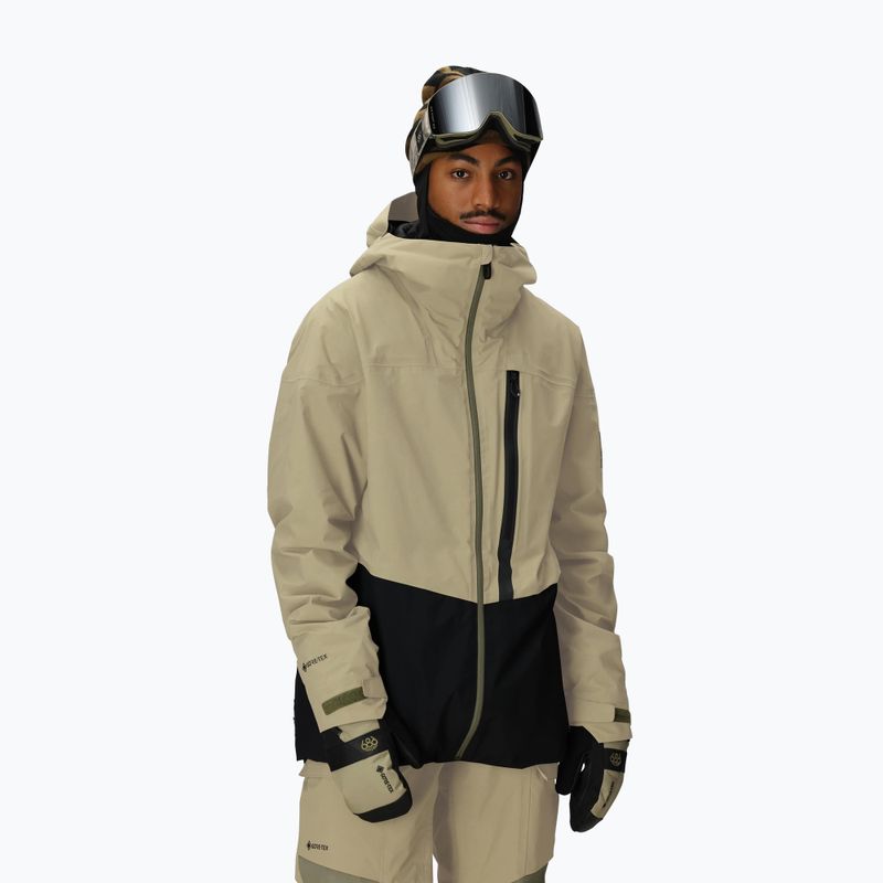 Vyriška snieglenčių striukė 686 Gore-Tex GT Thermagraph sage colorblock 4