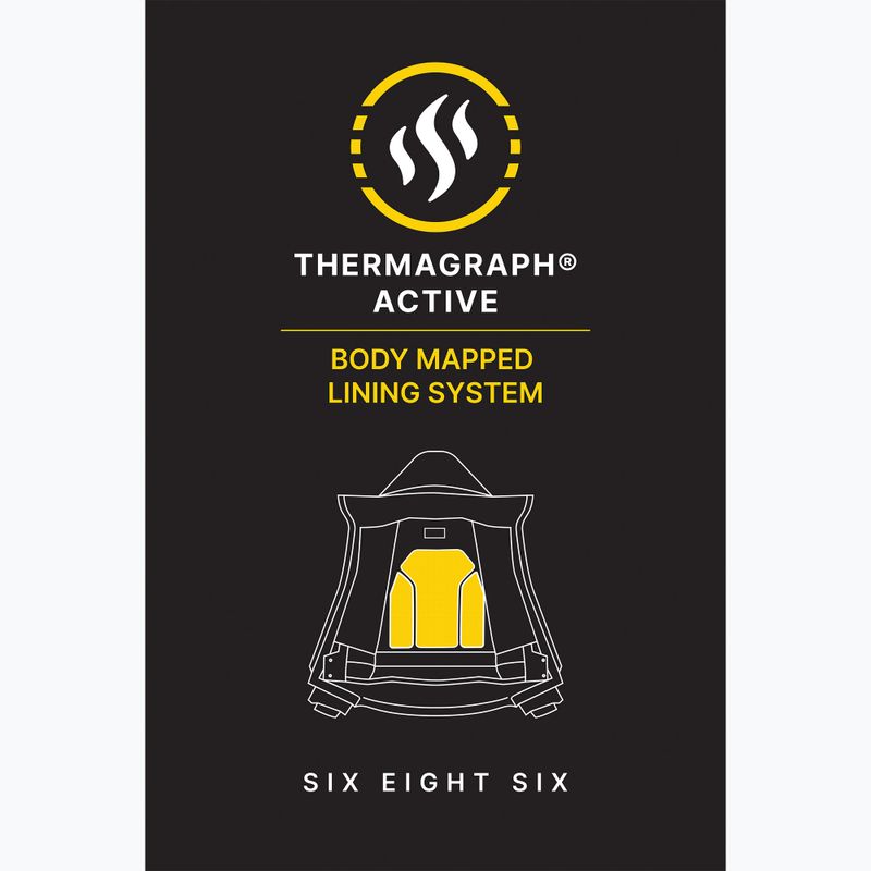 Vyriška snieglenčių striukė 686 Gore-Tex GT Thermagraph sage colorblock 9