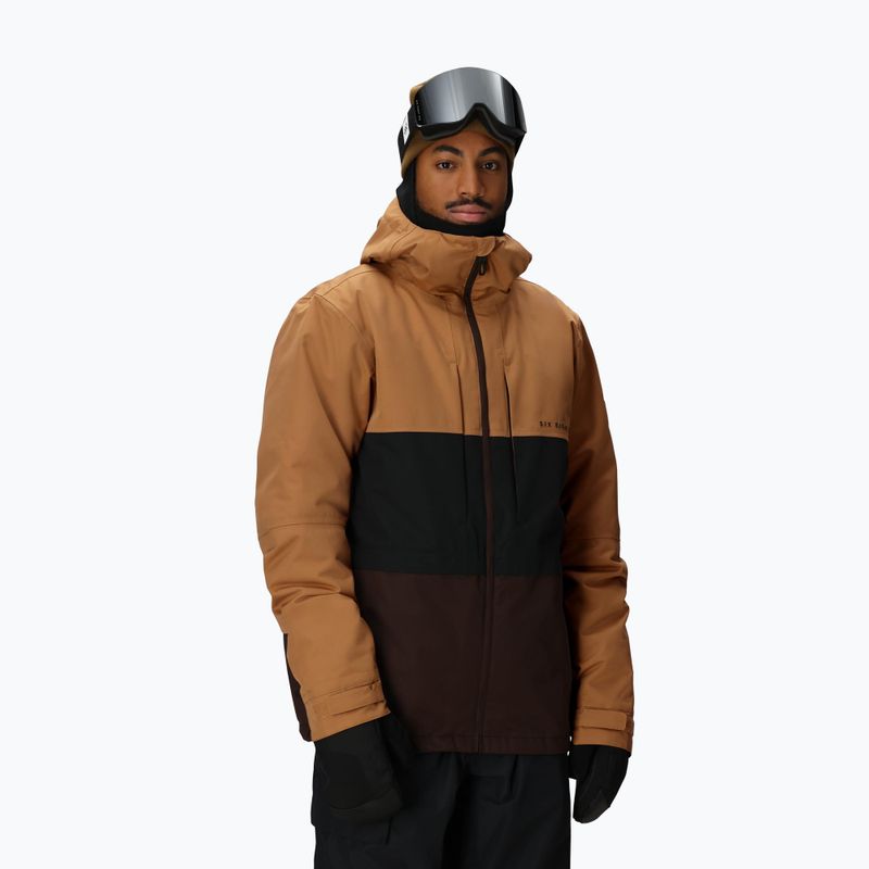 Vyriška snieglenčių striukė 686 Smarty 3IN1 Form caramel colorblock 2
