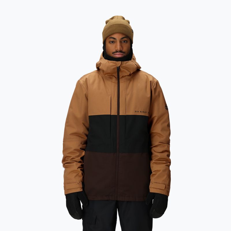 Vyriška snieglenčių striukė 686 Smarty 3IN1 Form caramel colorblock 6