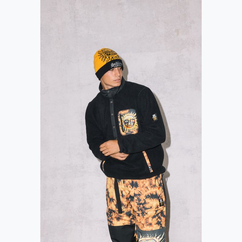 Vyriškas flisinis snieglenčių džemperis 686 Tioga Sherpa Fleece sublime black 7