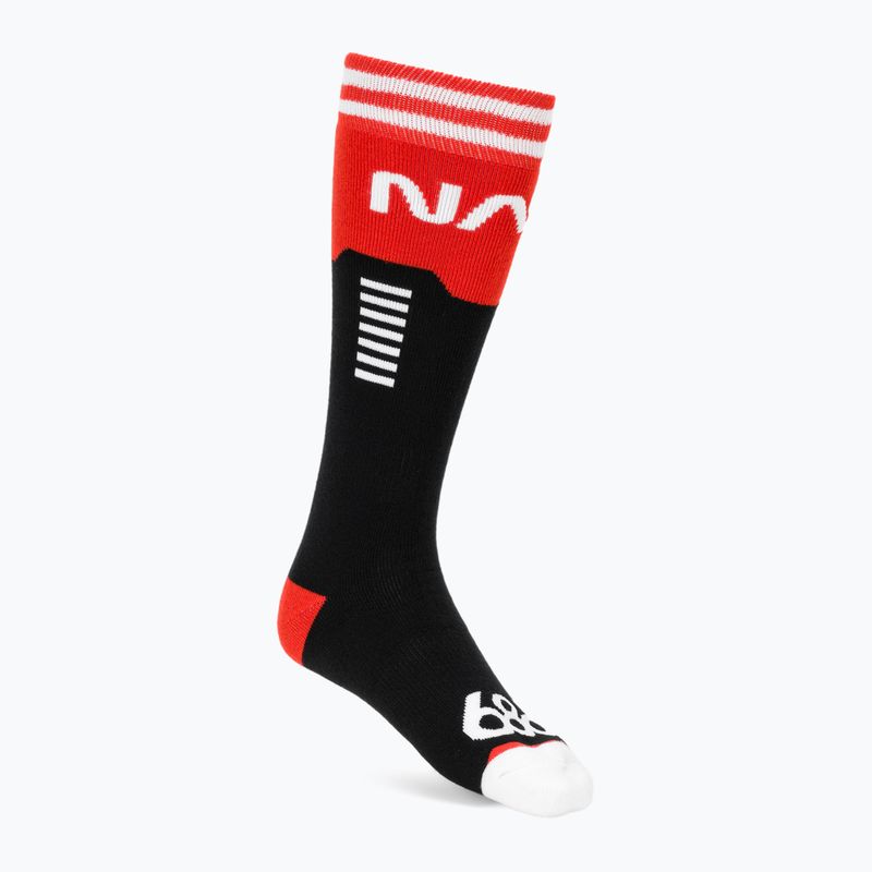 Vyriškos snieglenčių kojinės 686 NASA 2 pairs black/red/white 3