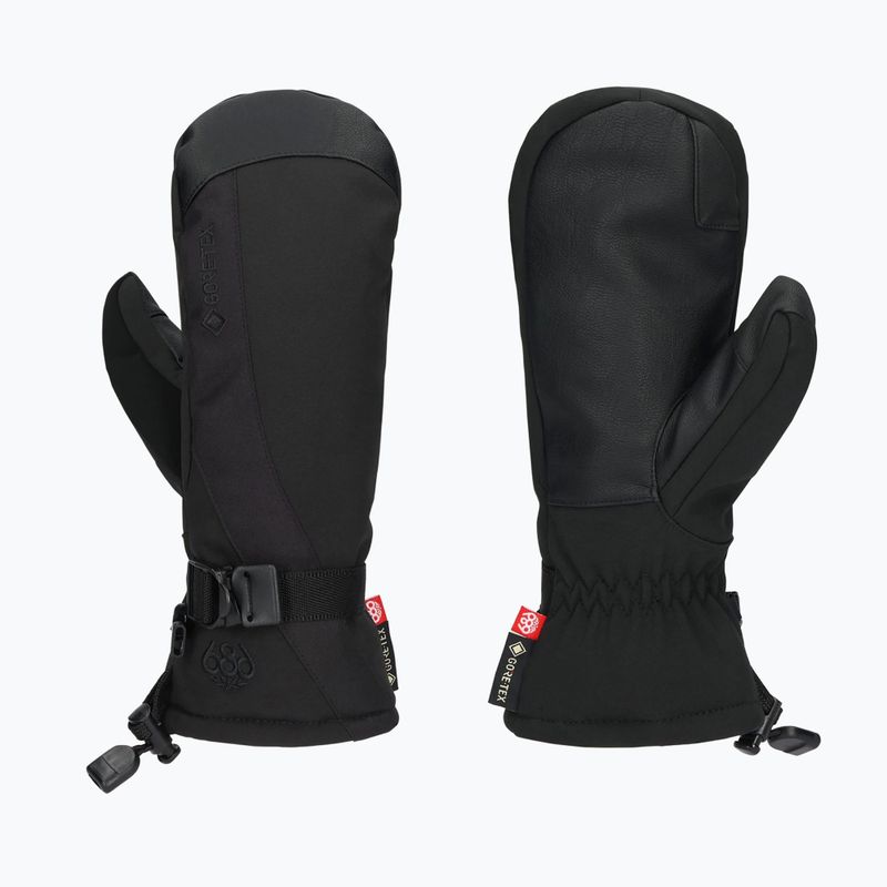 Moteriškos snieglenčių pirštinės 686 Gore-Tex Linear Mitt black