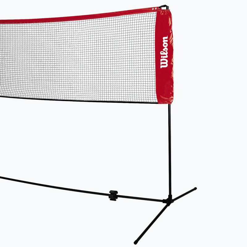 Wilson Starter Ez teniso tinklas 6,1 m juoda/raudona 2