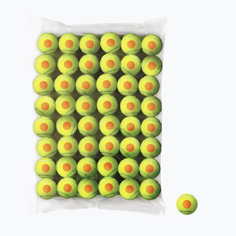Wilson Starter Orange Tball vaikų teniso kamuoliukai 48 vnt. geltoni WRT13730B