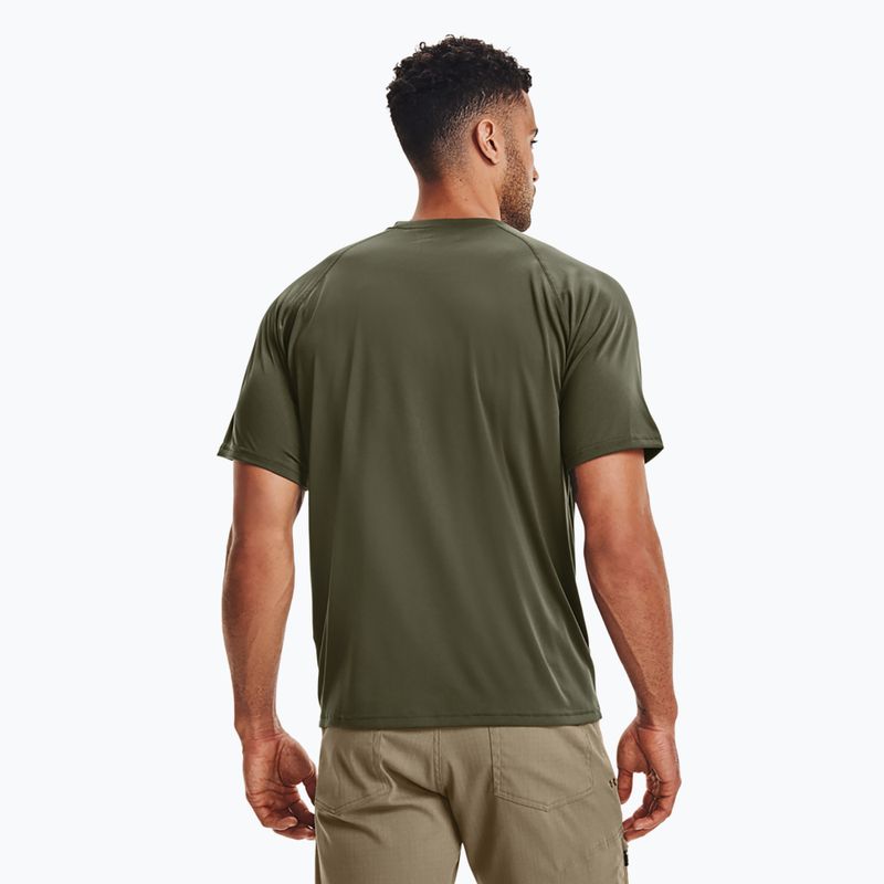 Vyriški marškinėliai Under Armour Tactical Tech marine od green/clear 3
