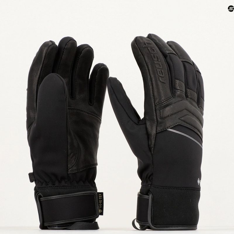 Reusch Jupiter Gore-Tex slidinėjimo pirštinės juodos spalvos 10