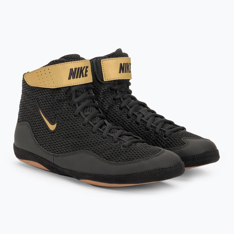 Vyriški imtynių bateliai Nike Inflict 3 Limited Edition black/vegas gold 4
