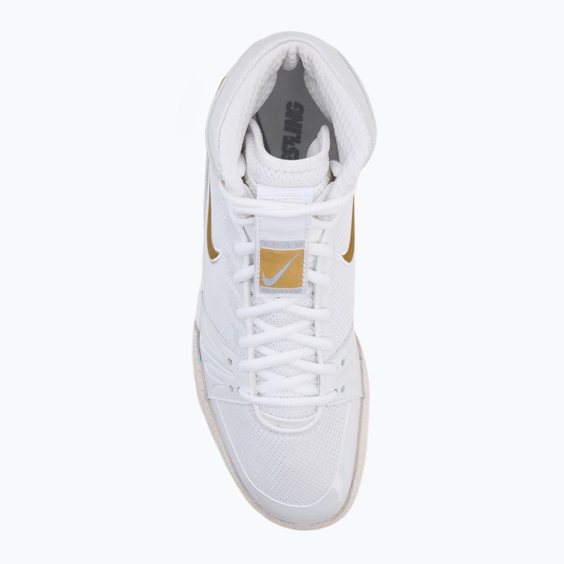 "Nike Freek" balti/metalinio aukso/šaltai pilki bokso bateliai 5
