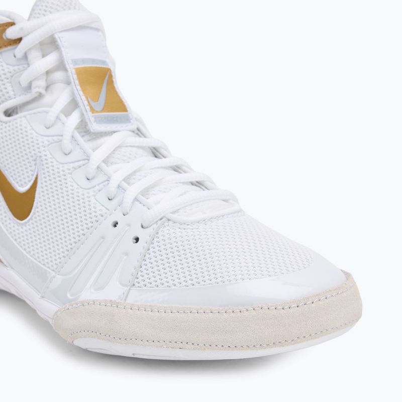 "Nike Freek" balti/metalinio aukso/šaltai pilki bokso bateliai 7