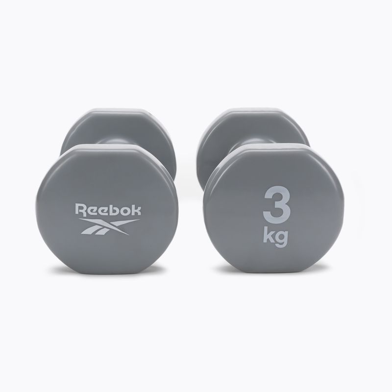 Reebok hanteliai 2 vnt. 1-4 kg pilkos spalvos RAWT-16151 3