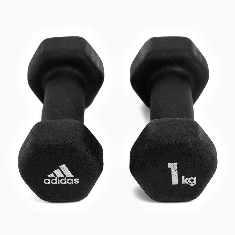 adidas hanteliai 2x1 kg juodi ADWT-10001 3