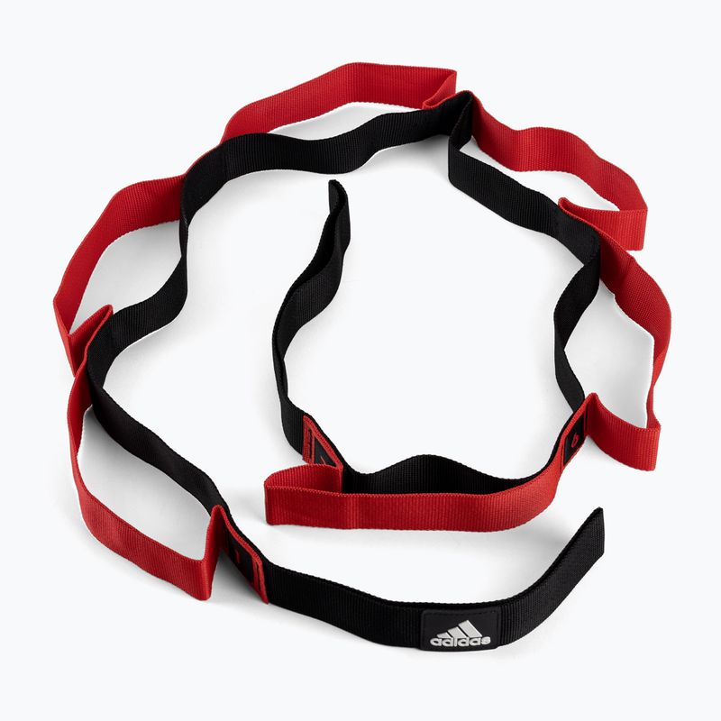 Adidas juodai raudonas diržas treniruotėms ADTB-10608 2