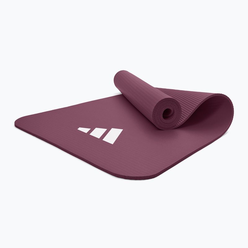 Fitneso kilimėlis adidas Fitness 7 mm maroon 4