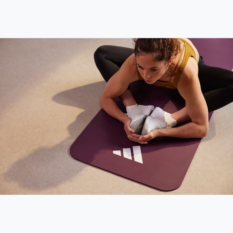 Fitneso kilimėlis adidas Fitness 7 mm maroon 8