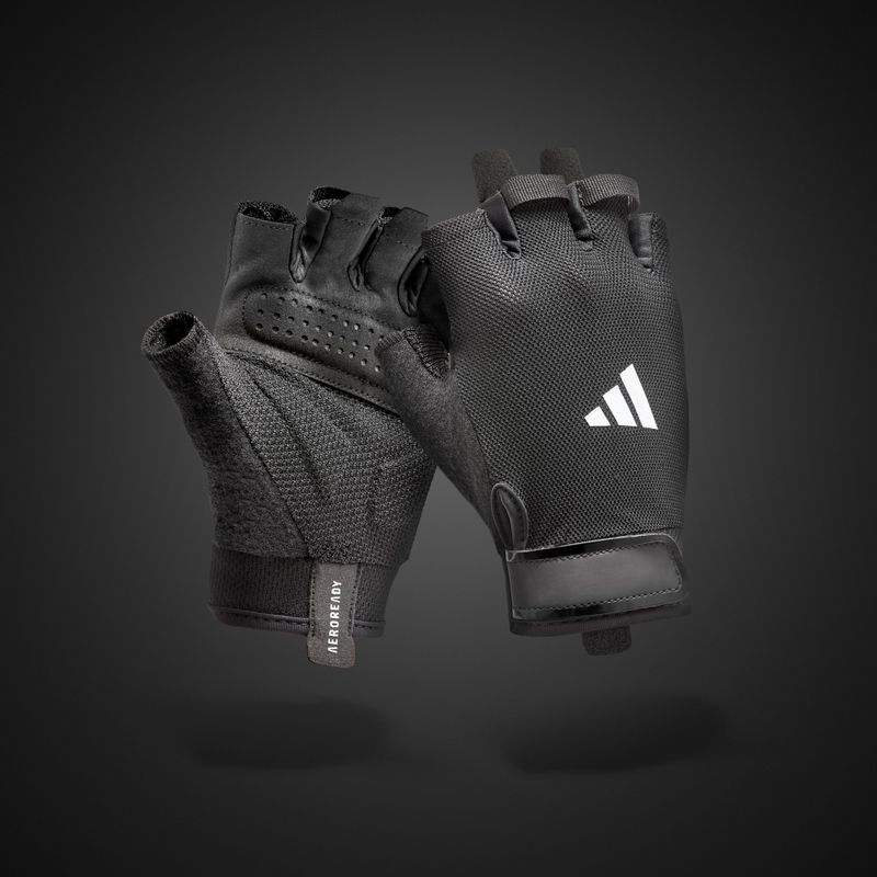 Treniruočių pirštinės adidas Essential Training black/ white 8