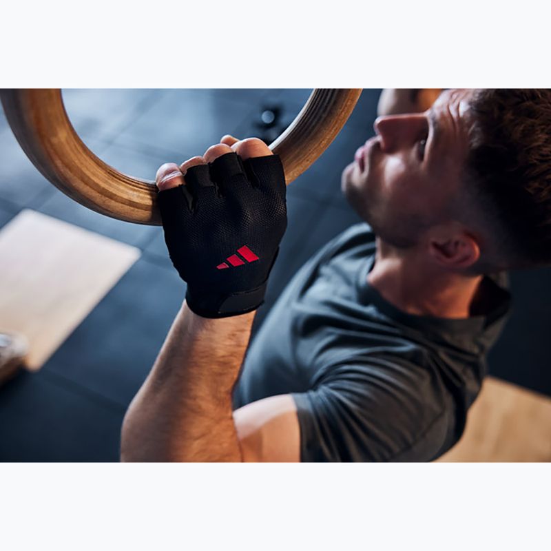 Treniruočių pirštinės adidas Essential Training red 12