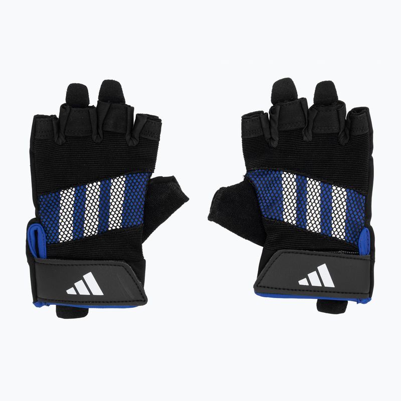 Treniruočių pirštinės adidas Performance Training Gloves blue 2