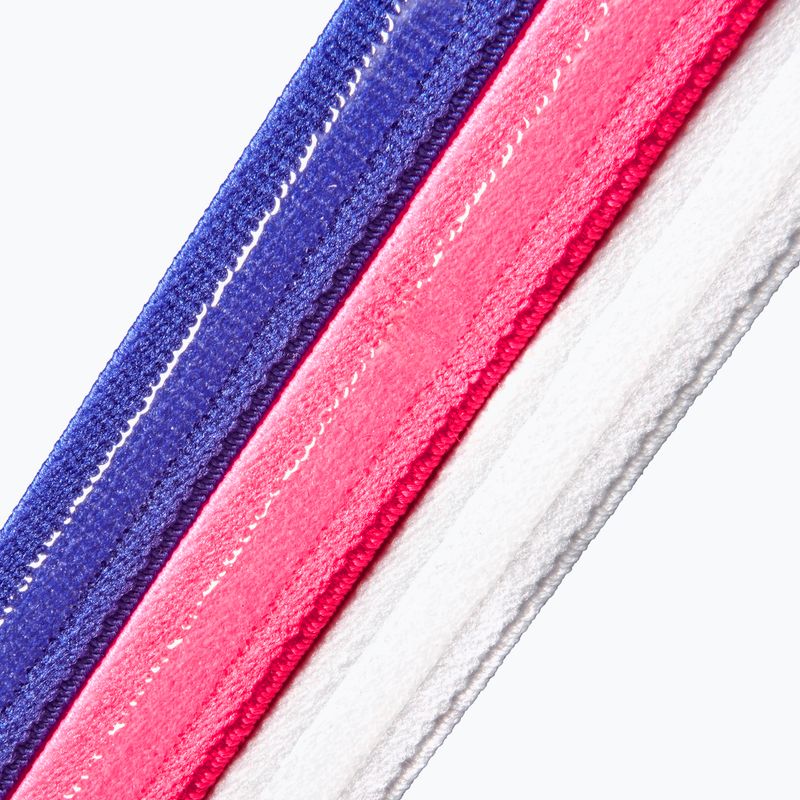 Galvos juostos adidas Hairbands 3 pack lucid blue/lucid pink/white 4