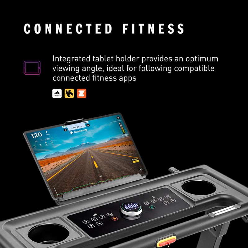 Elektrinis bėgimo takelis adidas T-1 Folding Treadmill black 17