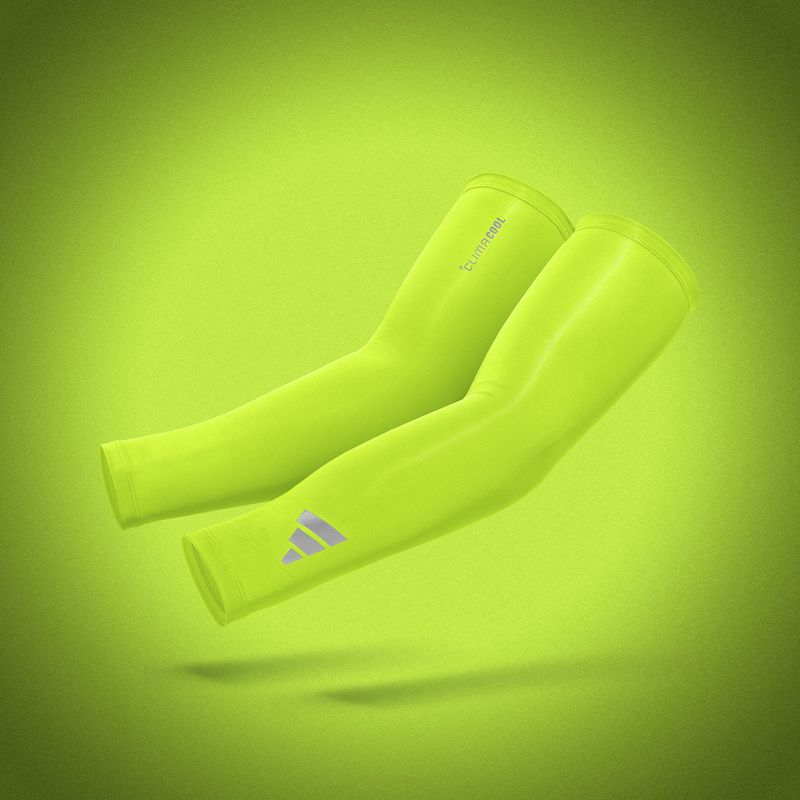 Kompresinės rankovės adidas Climacool Compression Arm Sleeves lucid lemon 5
