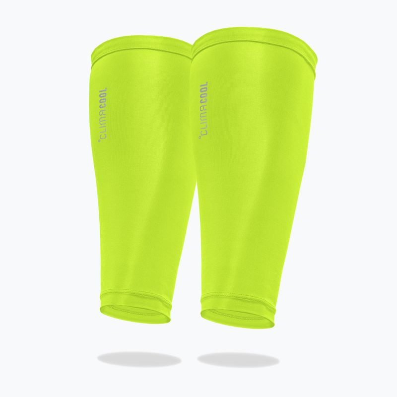 Kompresinės blauzdų juostos adidas Climacool Compression Calf Sleeves lucid lemon 2