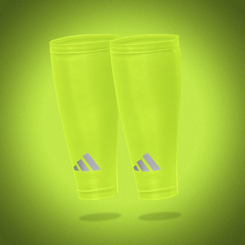 Kompresinės blauzdų juostos adidas Climacool Compression Calf Sleeves lucid lemon 6