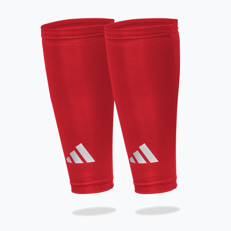 Kompresinės blauzdų juostos adidas Climacool Compression Calf Sleeves true red