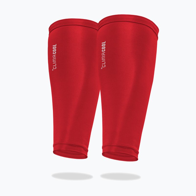 Kompresinės blauzdų juostos adidas Climacool Compression Calf Sleeves true red 2