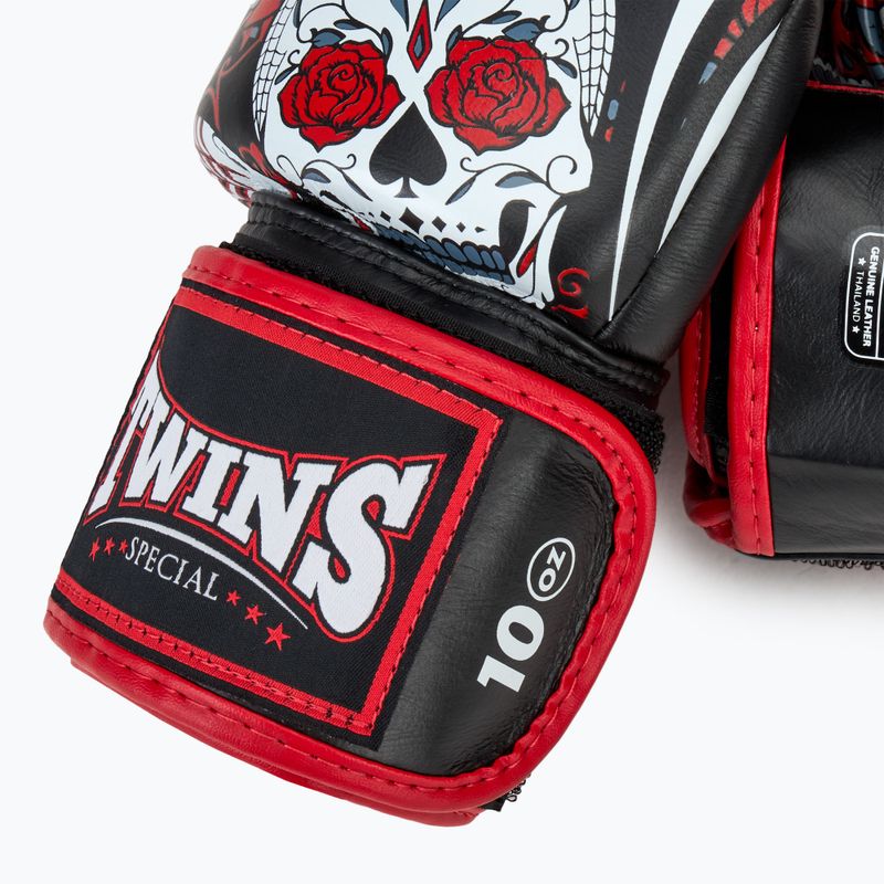Bokso pirštinės Twins Special Fancy FBGVL3-53 Skull red/black 5