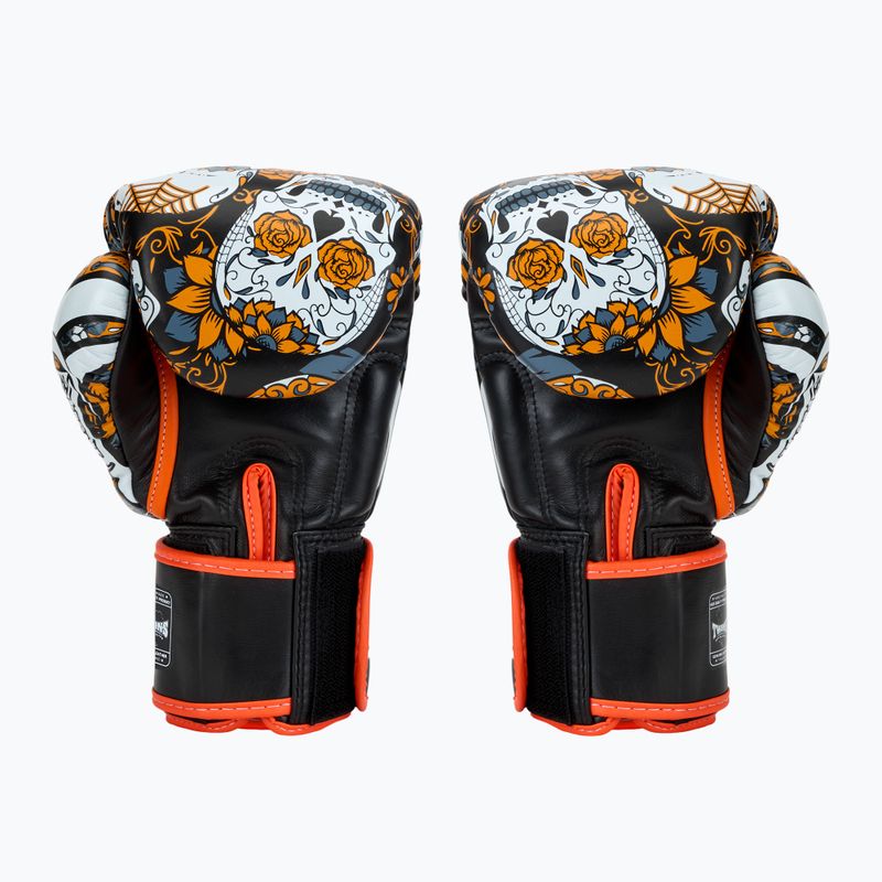 Bokso pirštinės Twins Special Fancy FBGVL3-53 Skull orange/black 2