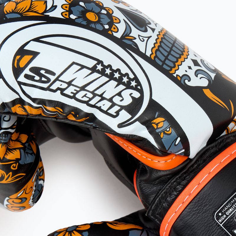 Bokso pirštinės Twins Special Fancy FBGVL3-53 Skull orange/black 5