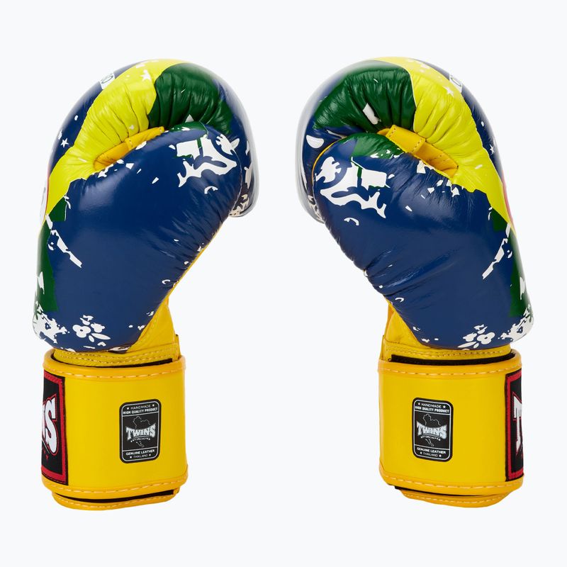 Bokso pirštinės Twins Special FBGVL3-44 Brasil yellow/red/blue 4