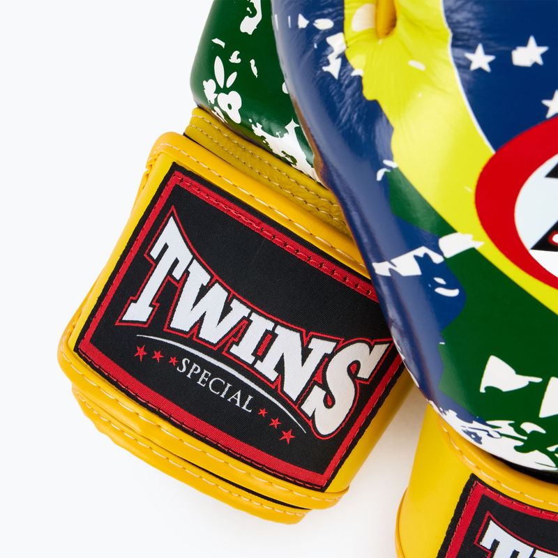 Bokso pirštinės Twins Special FBGVL3-44 Brasil yellow/red/blue 5