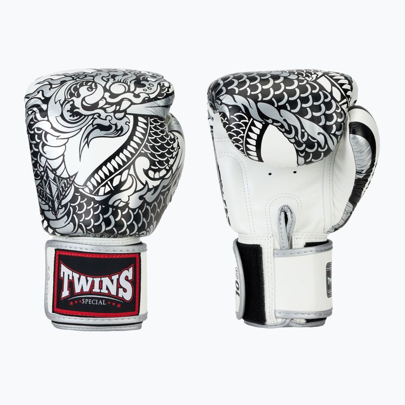 Bokso pirštinės Twins Special Fancy FBGVL3-52 white/silver 3