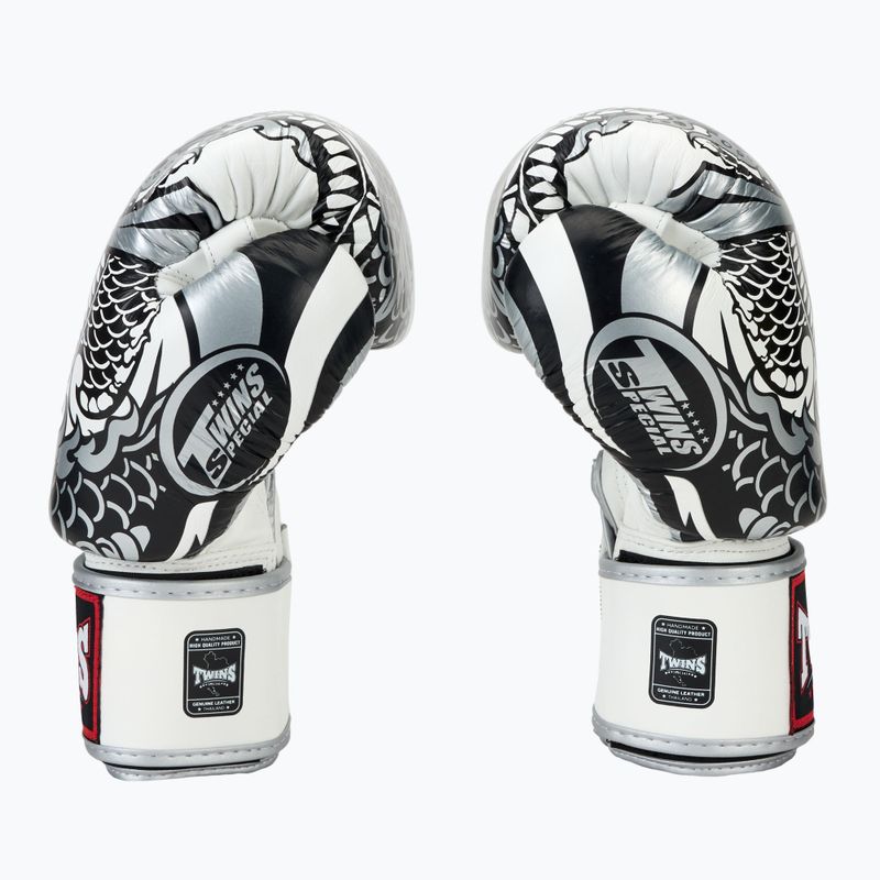Bokso pirštinės Twins Special Fancy FBGVL3-52 white/silver 4