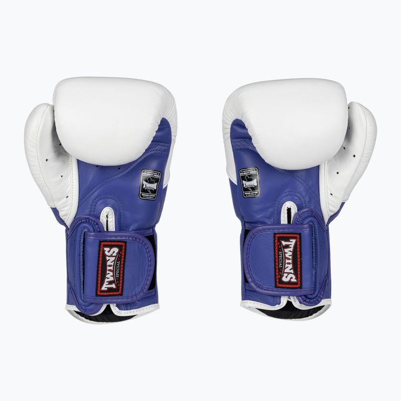 Bokso pirštinės Twins Special BGVL6 white/blue 2