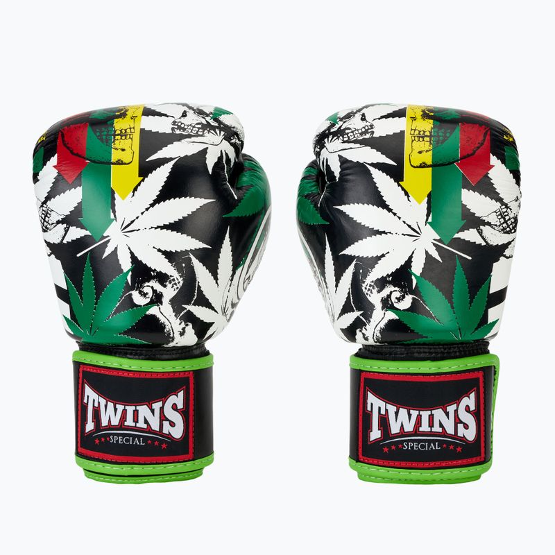Bokso pirštinės Twins Special Fancy FBGVL3-54 Grass green/black