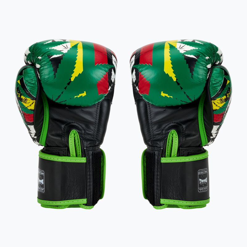 Bokso pirštinės Twins Special Fancy FBGVL3-54 Grass green/black 2