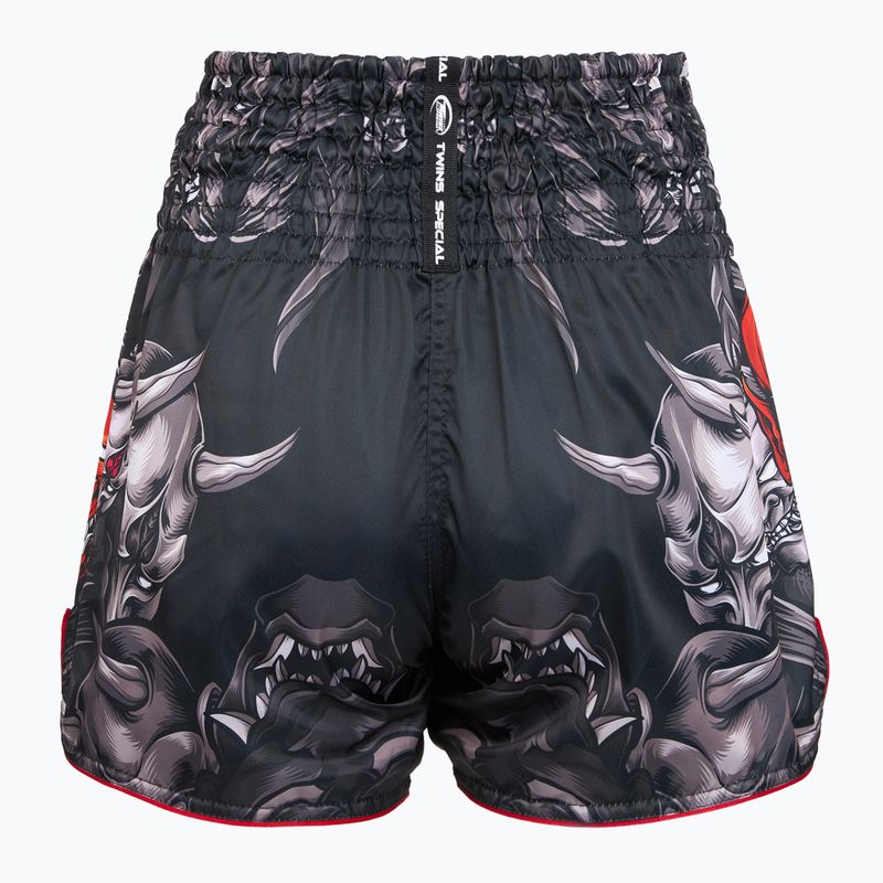 Treniruočių šortai Twins Special Muay Thai Twins Kabuki black/white/red 2