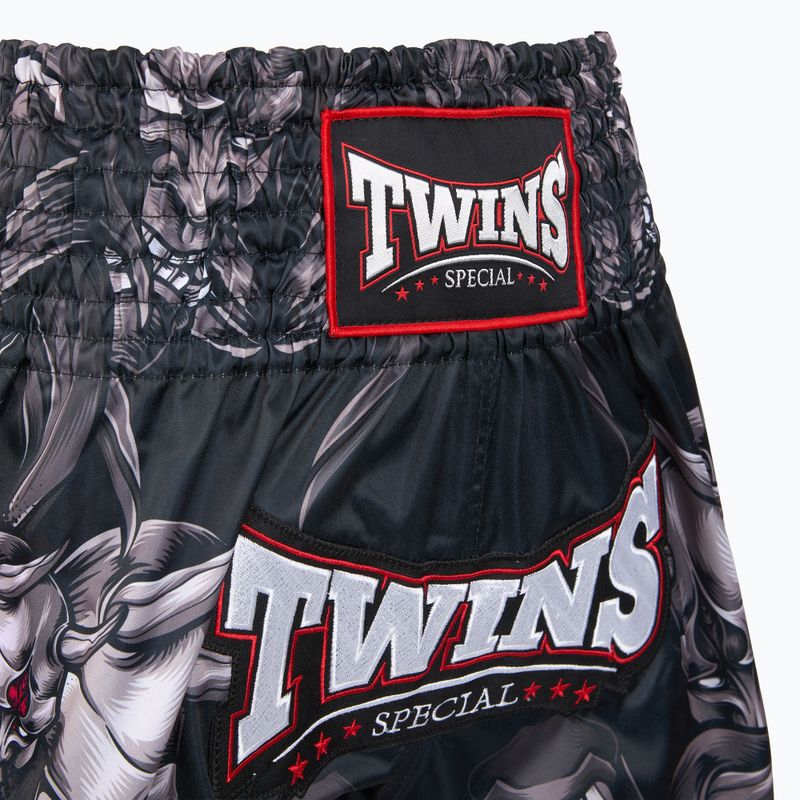 Treniruočių šortai Twins Special Muay Thai Twins Kabuki black/white/red 3