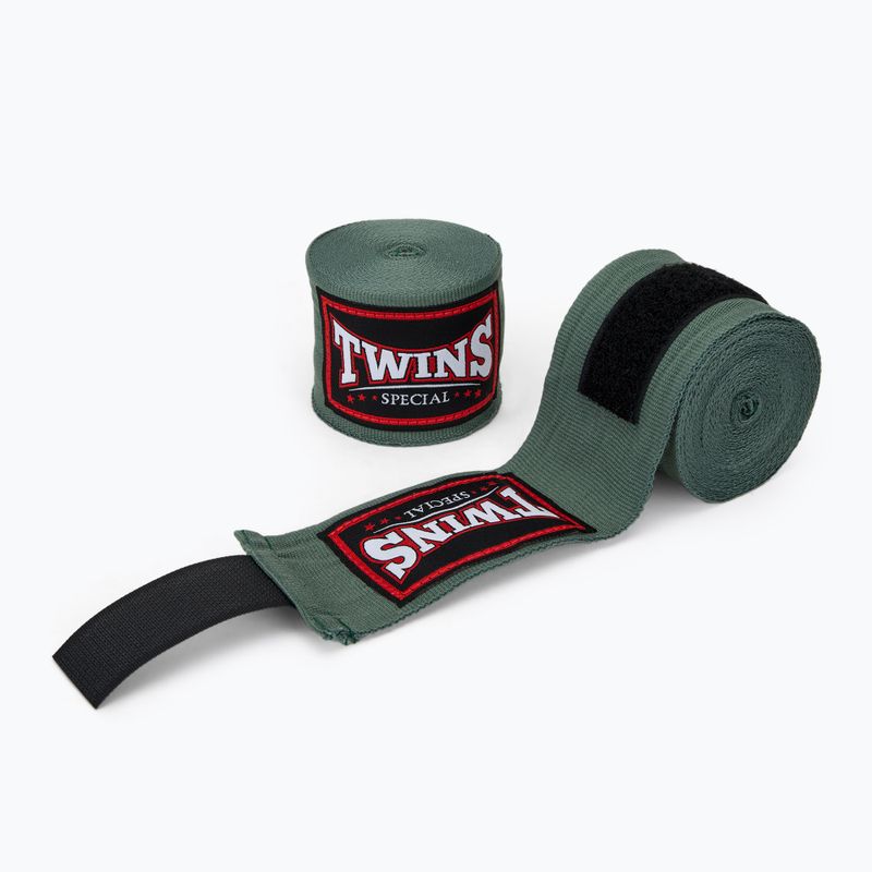 Bokso tvarsčiai Twins Special CH5 olive