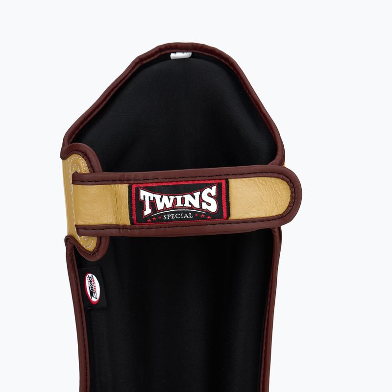 Specialios "Twins" SGL10 latte/rudos spalvos blauzdikaulių ir pėdų apsaugos 6